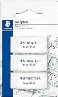 Staedtler Rasoplast 526 B3 Bk3D Eraser Set (1 X Rasolplast Combi Eraser, 2 Eraser)