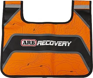 ARB ARB220 Offroad Winch Cable Recovery Damper باللون البرتقالي والأسود الخطي Dampener