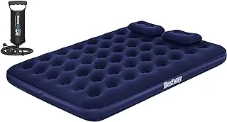 Bestway Pavillo Air Mattress Queen + Two Pillows And Manual Hand Pump