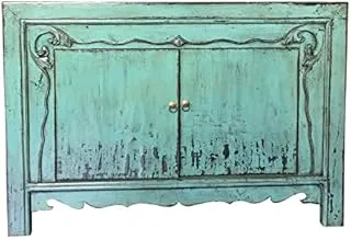 Dubai Garden Centre Antique Style 2 Door Cabinet, Blue