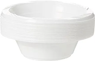 Hotpack Disposable Plastic Ice Cream Bowls 8 Oz - 25Pcs