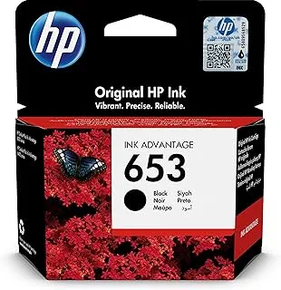 HP 653 Black Original Ink Advantage Cartridge