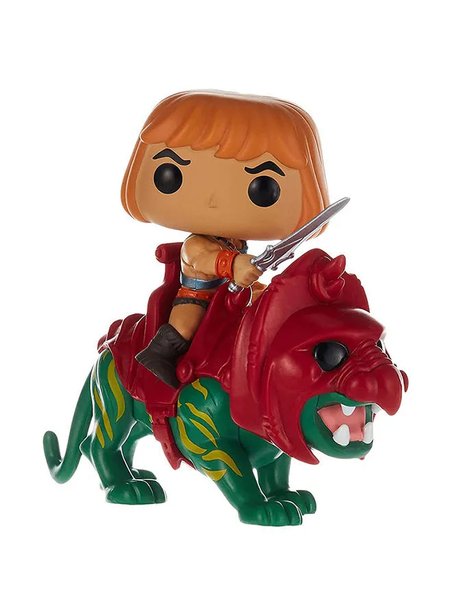 Funko Pop Rides! Animation: Masters of the Universe He Man on Battle Cat Collectable Vinyl Figure, 47680 5.5inch