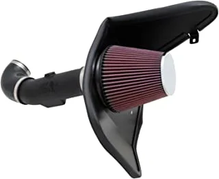 K&N Cold Air Intake Kit: Increase Acceleration & Engine Growl, Guaranteed to Increase Horsepower up to 11HP: Compatible with 3.6L, V6, 2011-2015 Chevy Camaro, 63-3078