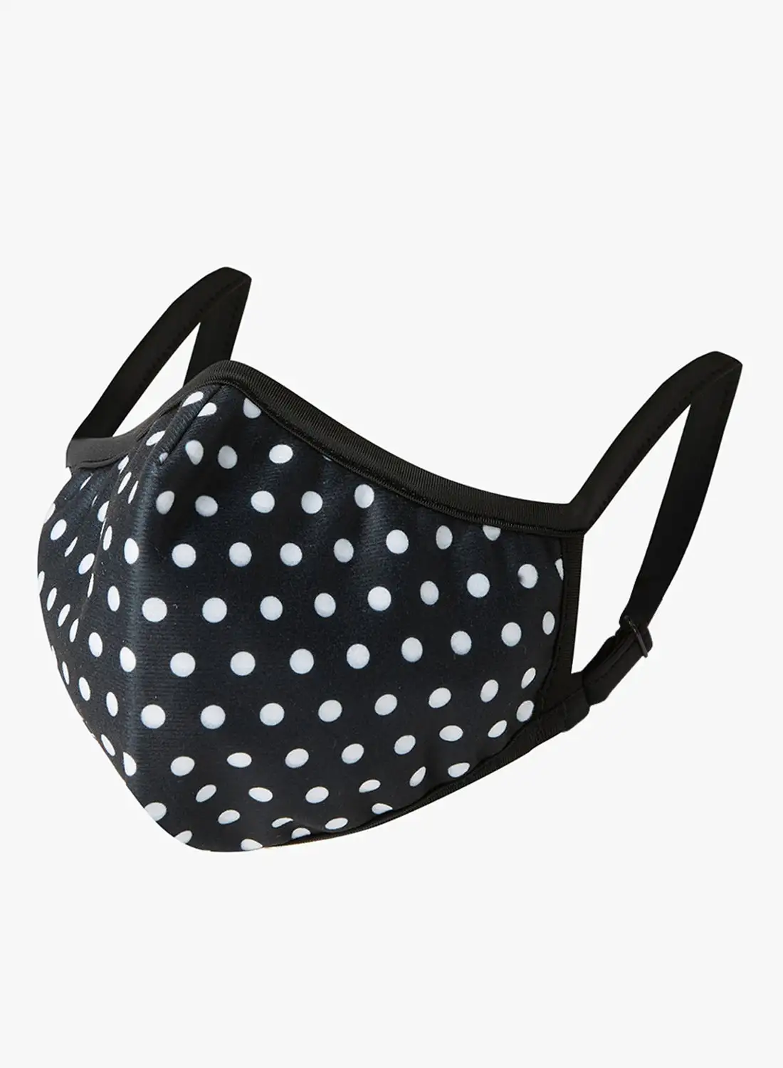 Nomad Mask Polka Dot Face Mask Black