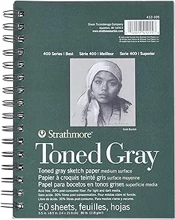 Strathmore Toned Sketch Spiral Paper Pad 5.5