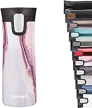 Contigo's Pinnacle Autoseal Thermobecher ، Edelstahl-Reisebecher ، Isolierbecher ، auslaufsicher ، Kaffeebecher to Go ، مج للسفر ، سهل التنظيف ، ديكل ، BPA-frei ، 420 مل ، حجر رملي