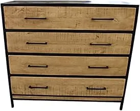 Dubai Garden Centre 4 Drawer Dresser Cabinet, Natural