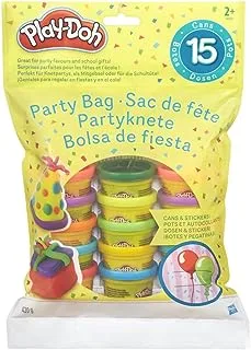 Play-Doh Party Bag, 15 Mini Cans for Kids Party Favors, Classroom Prizes, Toys for 2 Year Olds and Up, Play Doh 1 Ounce Each; Art & Craft Toys For Kids, Great Gift For Boys & Girls