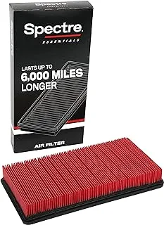 Spectre Essentials Engine Air Filter: Premium Car Air Filter, Lasts Up To 6,000 Miles Longer: Fits Select 1991-2005 CHEVY/GMC (Astro, Blazer, S10 Pickup, Jimmy, Safari, Sanoma), SPA-2042