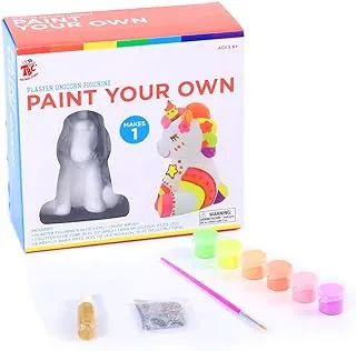 TBC The Best Crafts 6 Paints Glitter Plaster Figurine