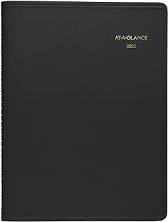 2022 Weekly Appointment Book & Planner by AT-A-GLANCE, 8-1/10.2 cm x 27.9 cm, Large, Black (7095005)