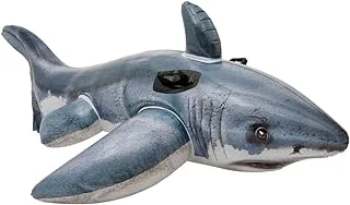 Intex Inflatable Shark Beach Toy, Grey, 774037, 173 x 107 cm