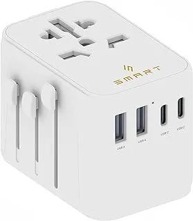 Smart 30W Premium International Travel Adaptor, White