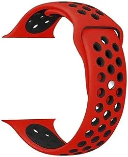 Quick Release Replacement Strap For Apple Watch Series 1/2/3 42millimeter Red/Black N19502775A