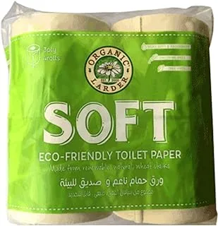 Organic Larder Toilet Paper (3 Ply, 4 Rolls)