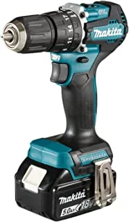 Makita CORDLESS HAMMER DRIVER DRILL (BL/XPT) FOR 18V LI-ION LXT 13MM, WITH 2 Pcs BATT. & 1 CHARGER, MODEL# DHP487RTJ