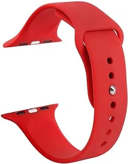 Siicone Strap For Apple Watch 42 mm Red