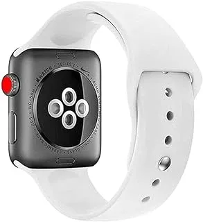 حزام بديل لسلسلة Apple Watch 1/2/3 42mm أبيض