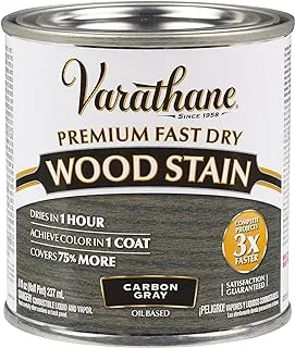 VARATHANE® Premium Fast Dry Wood Stain 307416 Carbon Gray