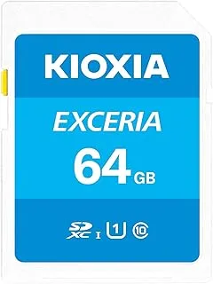 Kioxia 64GB Exceria SD Memory Card SDXC UHS-I U1 Class 10 Read 100MB/s LNEX1L064GG4