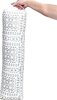 Halfmoon Prana Yoga Bolster with Carry Handle, Fresco