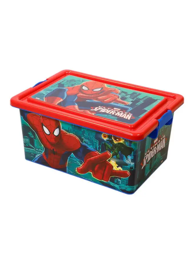 Disney Ultimate Spider Man Plastic Storage Container Multicolour 7Liters