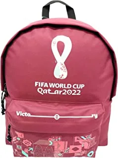 Fifa wc 2022 kasheeda casual oval backpack with front pocket 16 b, 111121