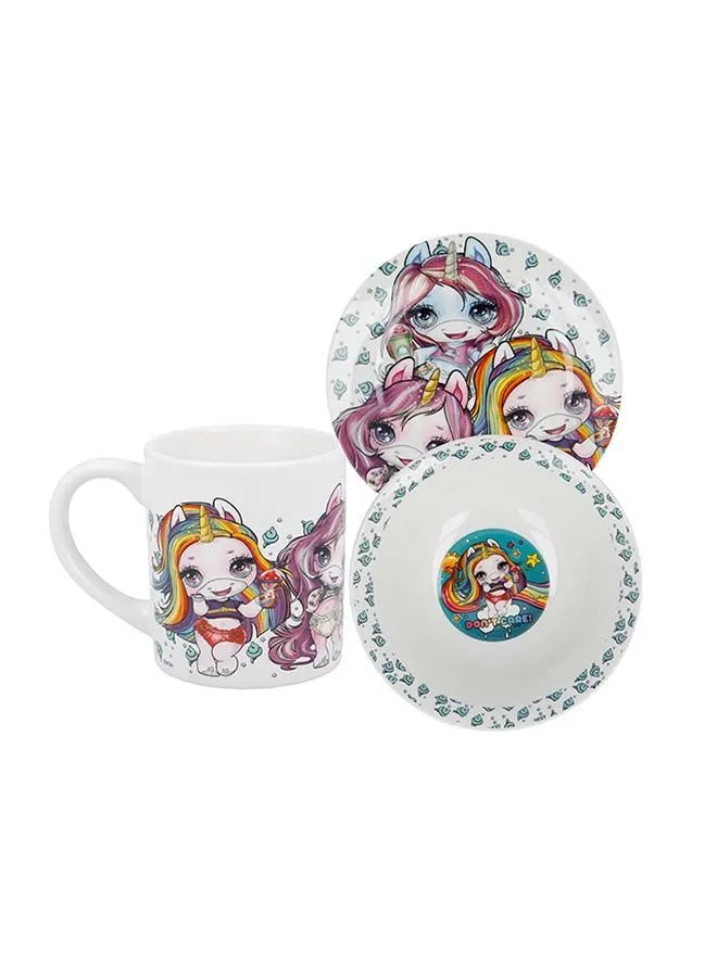 Disney 3-Piece Poopsie Ceramic Dinner Set