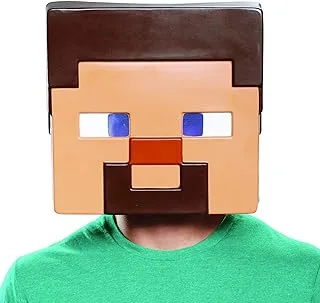 Disguise Men's Minecraft Steve Adult Mask, Brown, One size