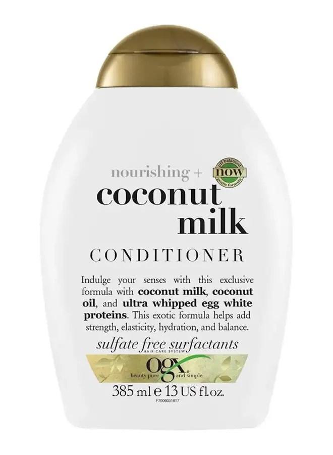 Ogx Nourishing Plus Coconut Milk Conditioner 385ml