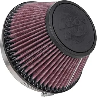 K&N RU-4600 Universal Clamp-On Air Filter: Round Tapered; 6 in (152 mm) Flange ID; 4 (102 Height; 7.5 (191 Base; 4.5 (114 Top