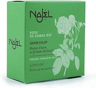 Najel Organic Skincare - Aleppo Soap Organic Damascus Rose 100g