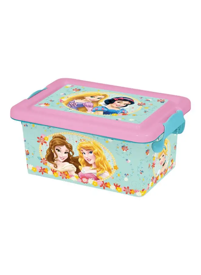 Disney Princess Tea Party Plastic Storage Container Multicolour 7Liters