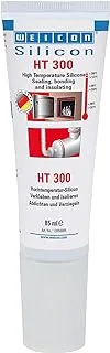 WEICON Silicone HT 300 | 85 ml | High temperature resistant | Adhesive and sealant | red