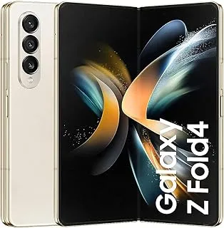 SAMSUNG Galaxy Z Fold4 Dual SIM Mobile Phone Android Folding Smartphone, Beige UAE Version, 512 GB