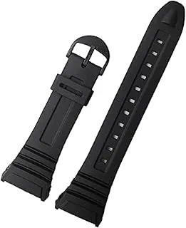 Generic Silicone Stainless Steel Pin Buckle Watchband for Casio