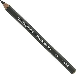 CRETACOLOR MegaGraphite Pencil, 2B, Graphite