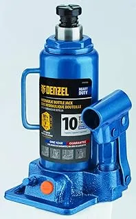 Denzel 10T Hydraulic Bottle Jack, Range 9-Inch - 18-1/8-Inch with 1 Year Guarantee (7751106)