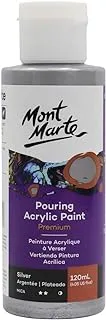 Mont Marte POURING ACRYLIC 120ML SILVER