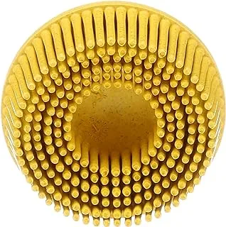 Cubitron Scotch-Brite Roloc Bristle Disc 07525, 2 in x 5/8 Tapered MED