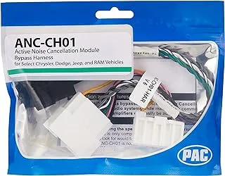 PAC ANC-CH01 ANC-CH01 Factory ANC Module Bypass Harness for Select Chrysler, Jeep, and Ram Vehicles, Black