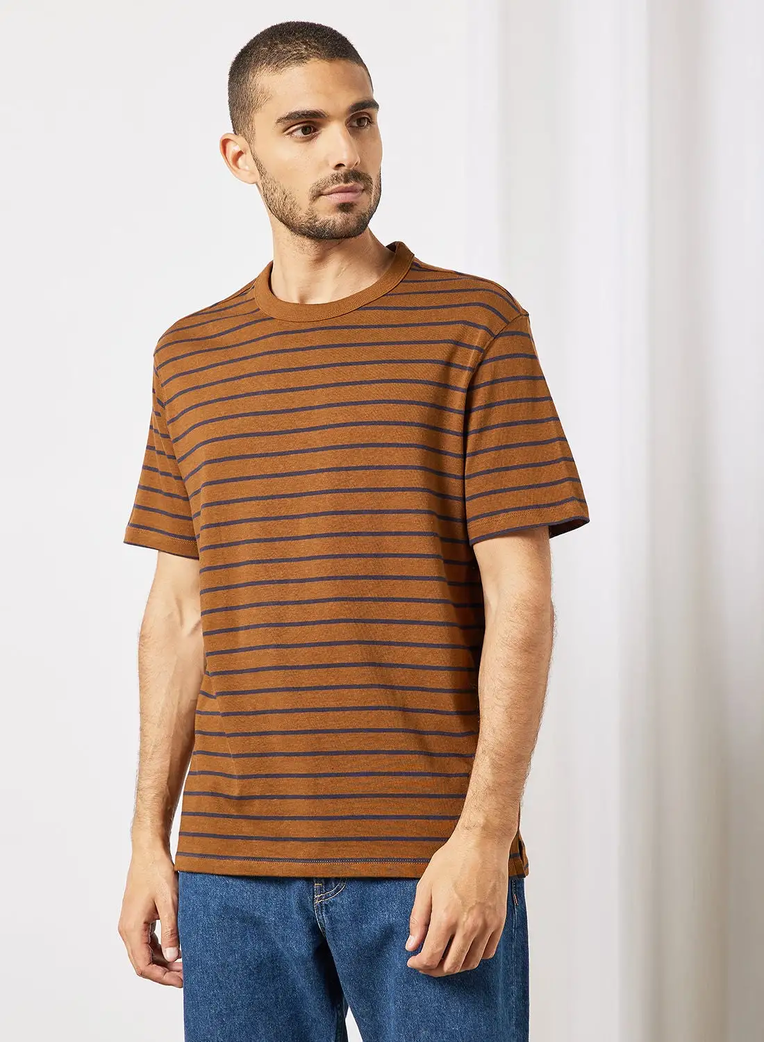 MANGO Striped T-Shirt