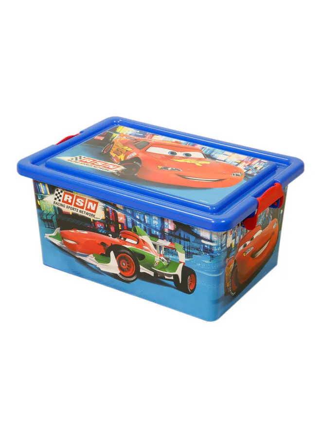 Disney Cars Neon Racers Cup Plastic Storage Container Multicolour 13Liters