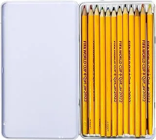 FIFA 2022 Country Coloured Pencil Set, 12 pcs, Brazil