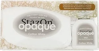 Tsukineko Stazon Ink Pad, Cotton White