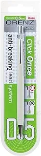 Pentel Mechanical Pencil Orenz 100% Shatterproof In Blister Card 0.5Mm White