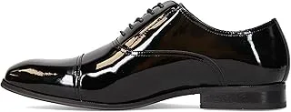 Florsheim Men's, Tux Cap Toe Oxford, Black Patent, 9.5