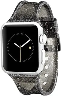 Case-Mate - Apple Watch Band - 42Mm -44Mm Sheer Glam Apple Watch Band - Apple Watch Series 1, 2, 3, 4, 5 - Noir Cm033854