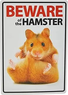 Magnet & Steel USA Inc. Magnet & Steel A5 Sign Memorials, Beware Of The Hamster